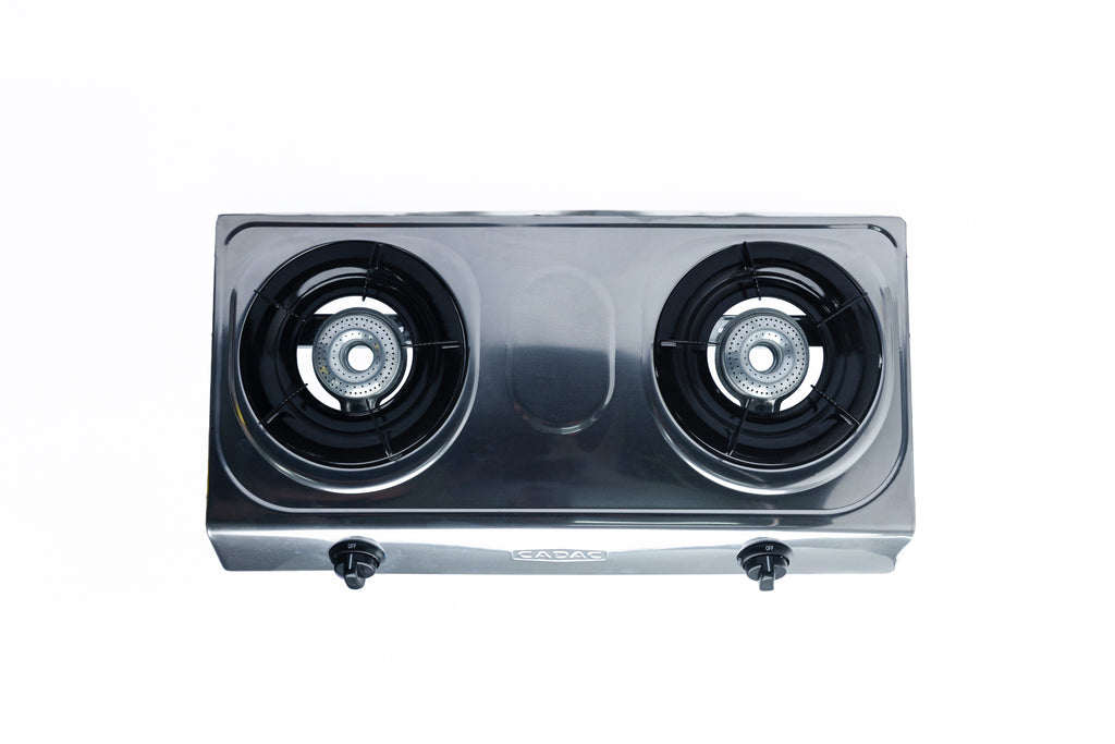 2 Plate Stove Without Hose & Regulator - The Gas Boys