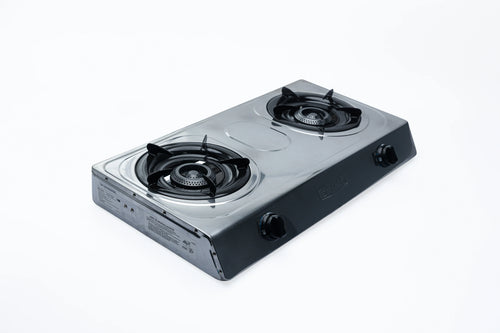 193E 2 Plate Stove With Hose & Regulator - The Gas Boys