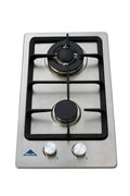 Delta 2 Burner Hob With Front Knobs - The Gas Boys