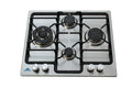 Delta 4 Burner Hob With Front Knobs - The Gas Boys