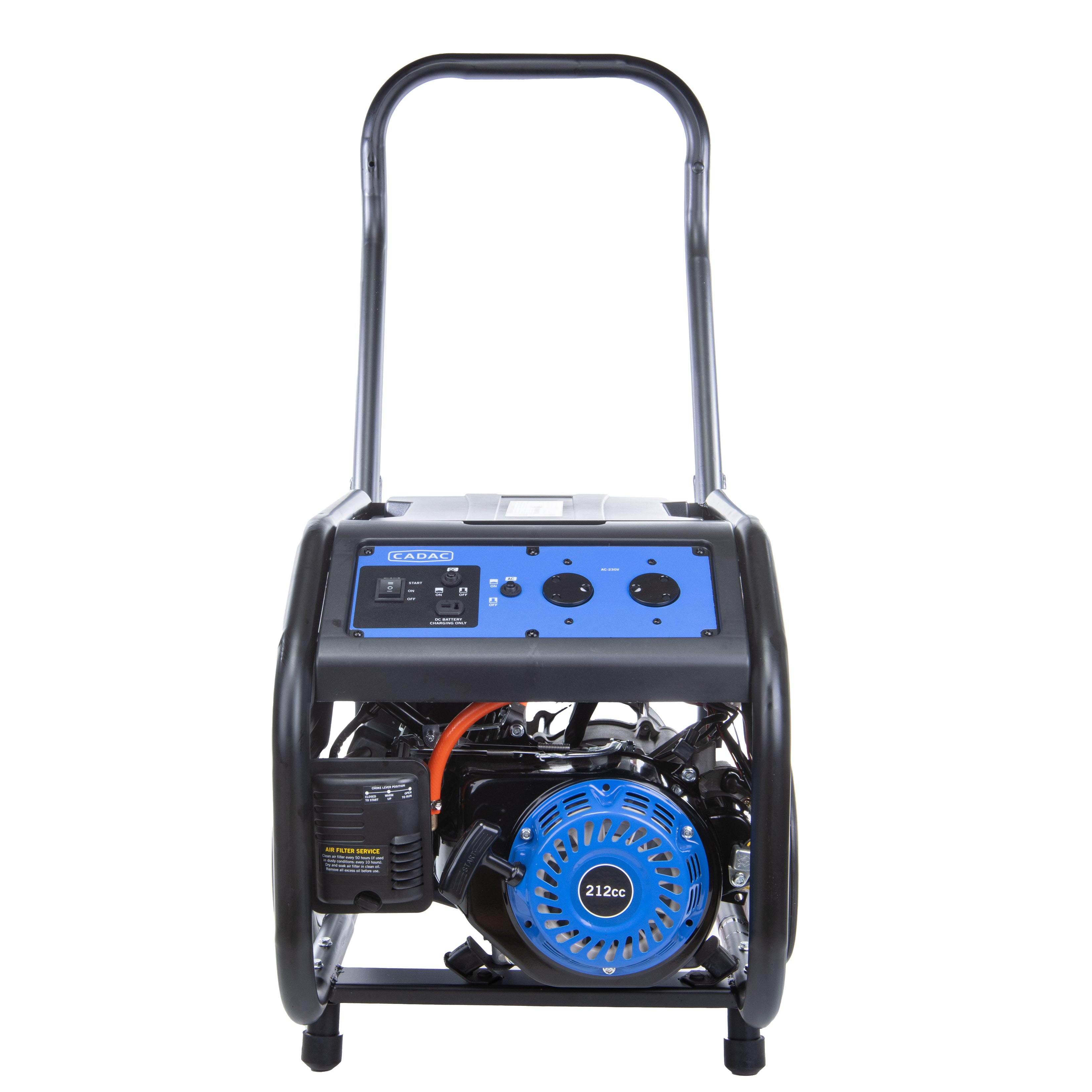 LPG Generator 3200W by The Gas Boys with LPGSA approval, front view showing control panel and compact design.