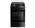 60cm Full Gas Freestanding Stove Black - The Gas Boys