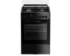 60cm Full Gas Freestanding Stove Black - The Gas Boys