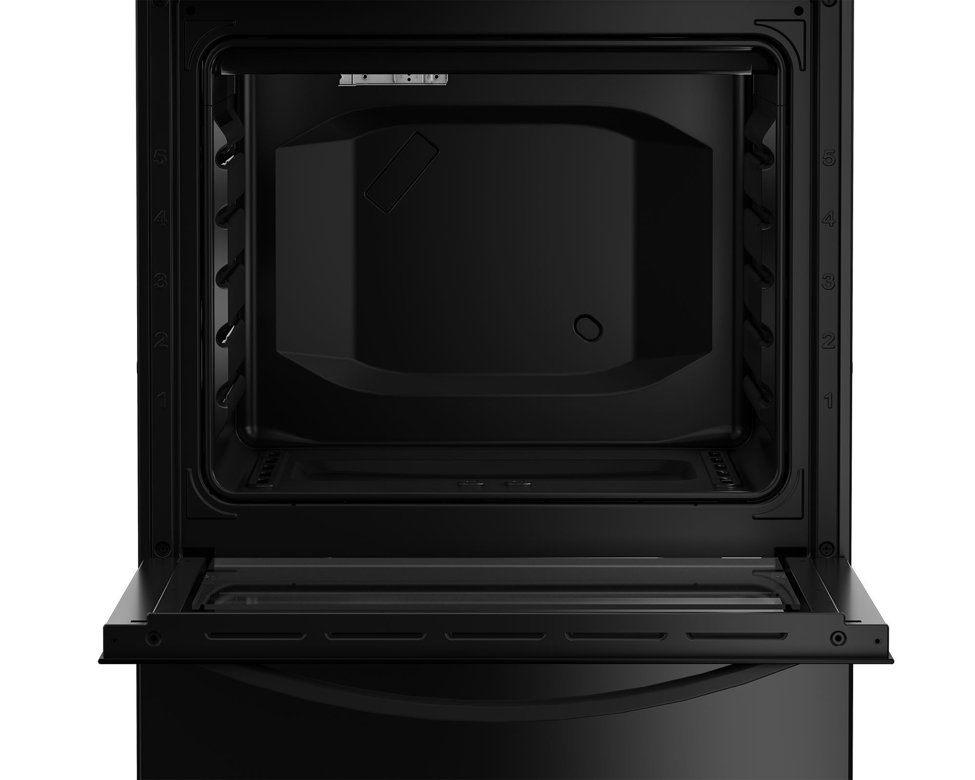 60cm Full Gas Freestanding Stove Black - The Gas Boys