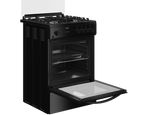 60cm Full Gas Freestanding Stove Black - The Gas Boys