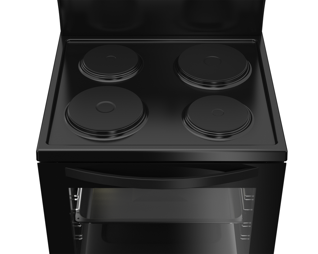 60cm Electric Freestanding Stove ThermoFan+ Black RC - The Gas Boys