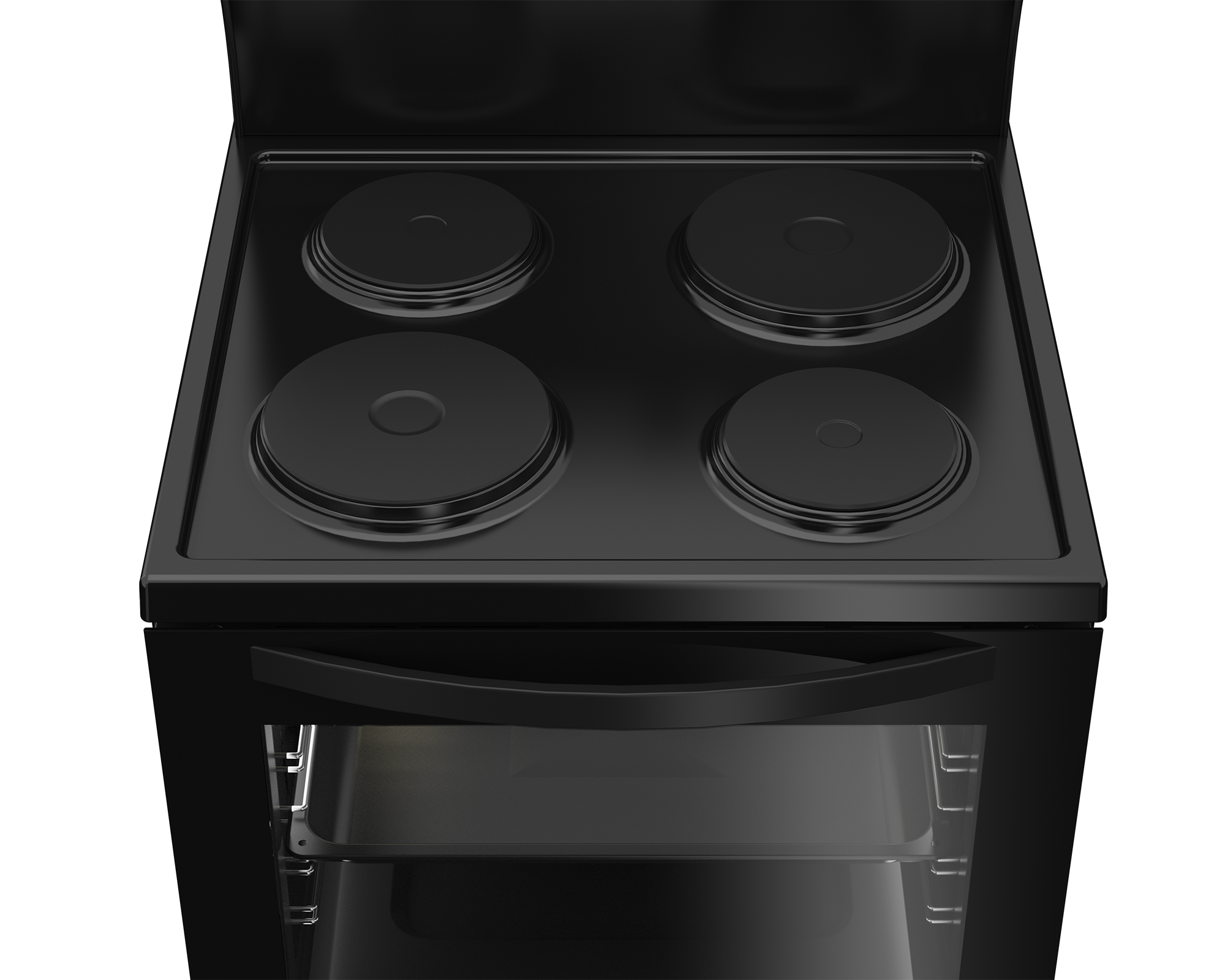 60cm Electric Freestanding Stove ThermoFan+ Black RC - The Gas Boys