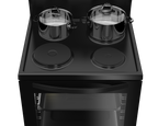 60cm Electric Freestanding Stove ThermoFan+ Black RC - The Gas Boys