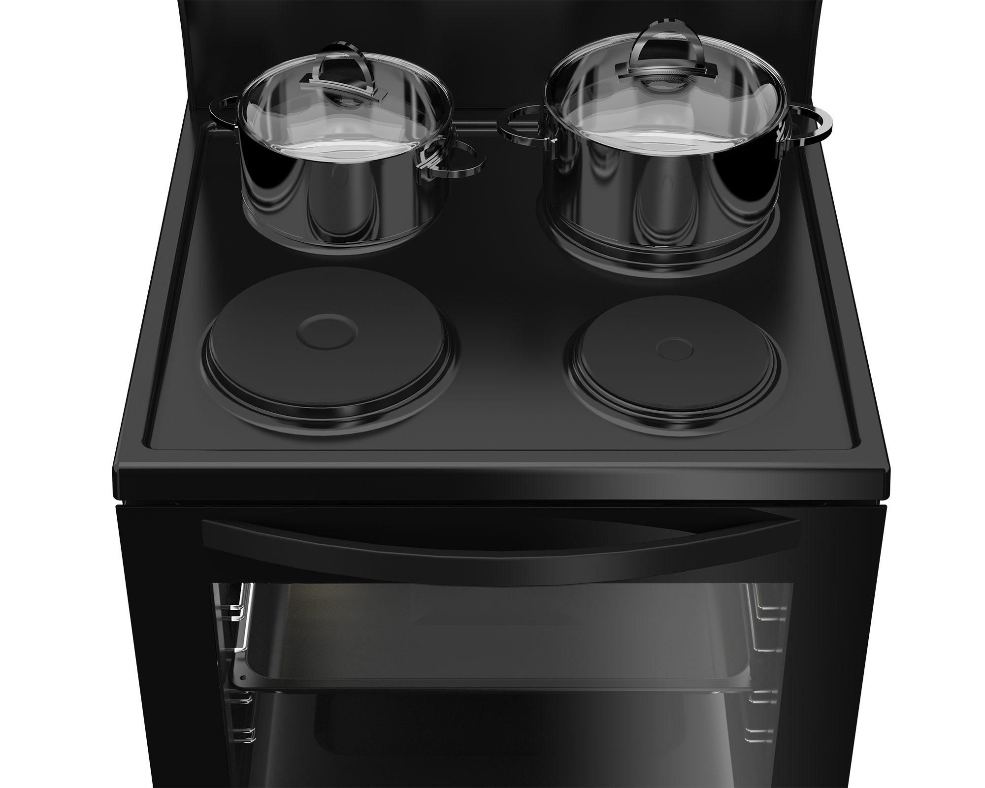 60cm Electric Freestanding Stove ThermoFan+ Black RC - The Gas Boys