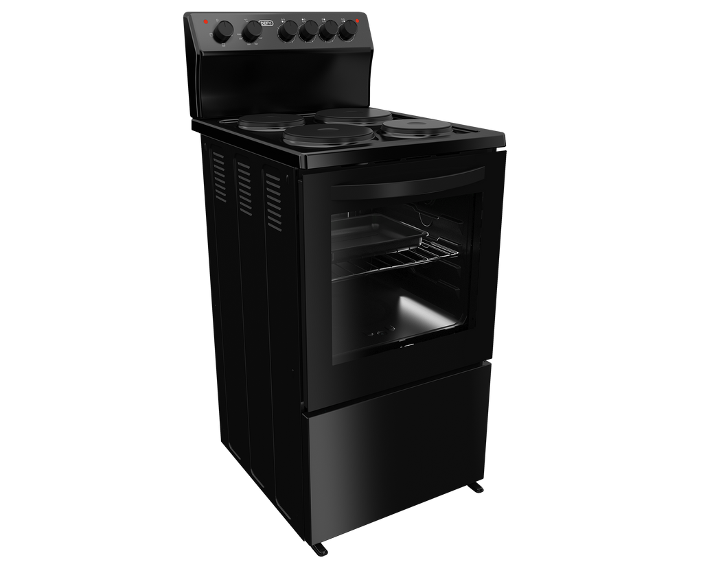 50cm 4 Plate Electric Stove Black RC - The Gas Boys