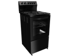 50cm 4 Plate Electric Stove Black RC - The Gas Boys