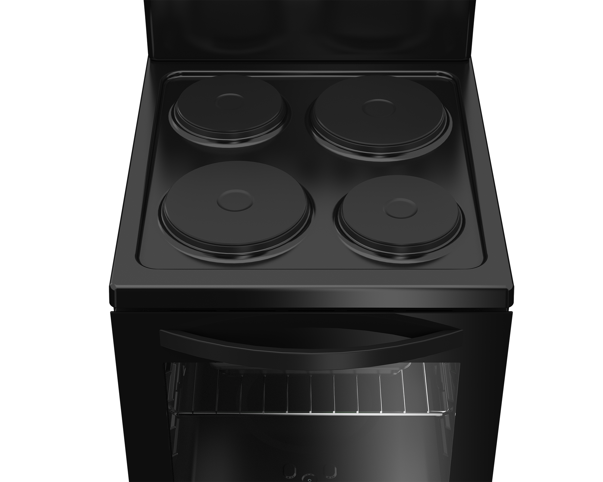 50cm 4 Plate Electric Stove Black RC - The Gas Boys