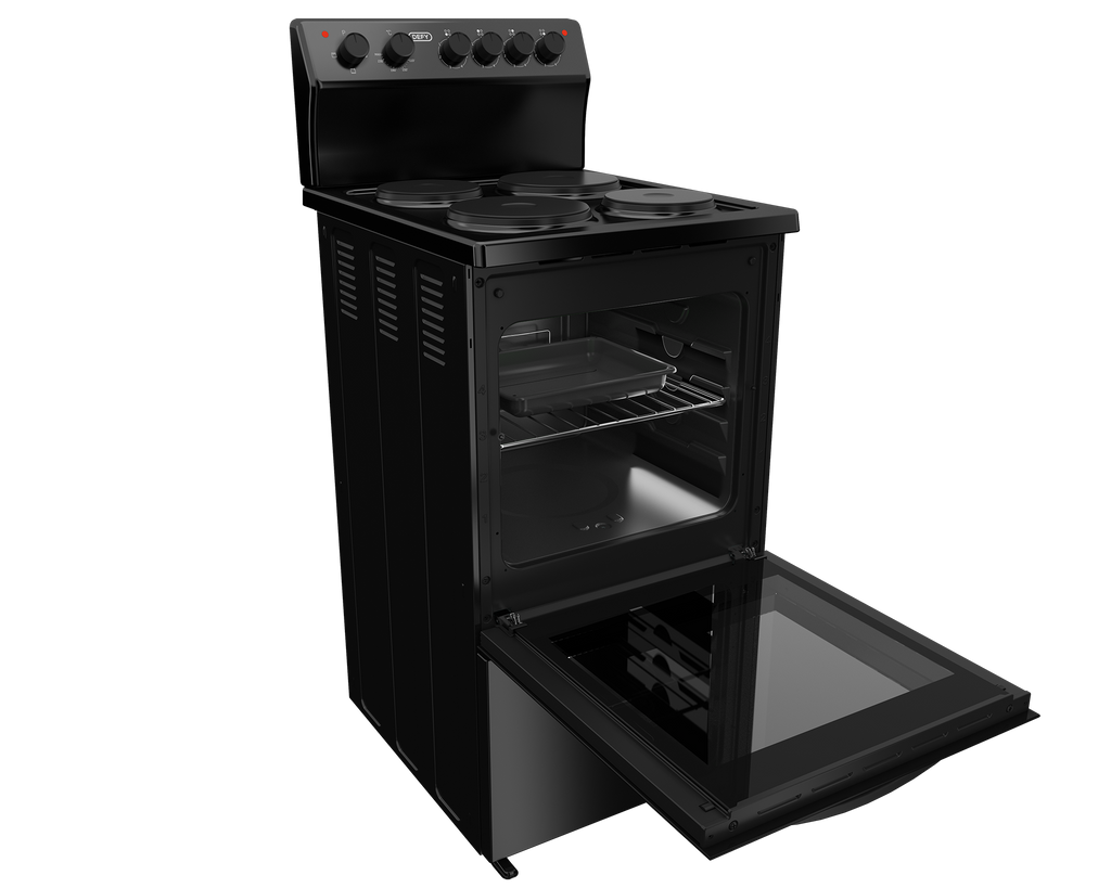 50cm 4 Plate Electric Stove Black RC - The Gas Boys