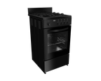 50cm Full Gas Stove Black FC - The Gas Boys