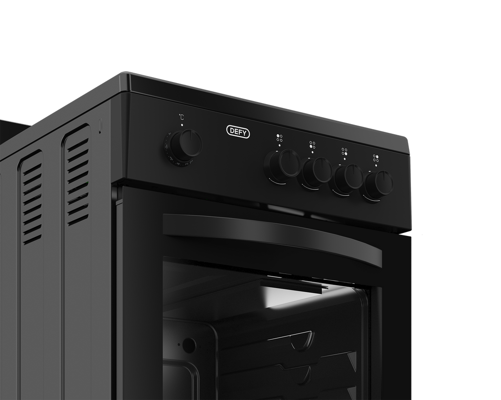 50cm Full Gas Stove Black FC - The Gas Boys