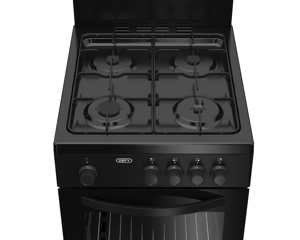 50cm Full Gas Stove Black FC - The Gas Boys