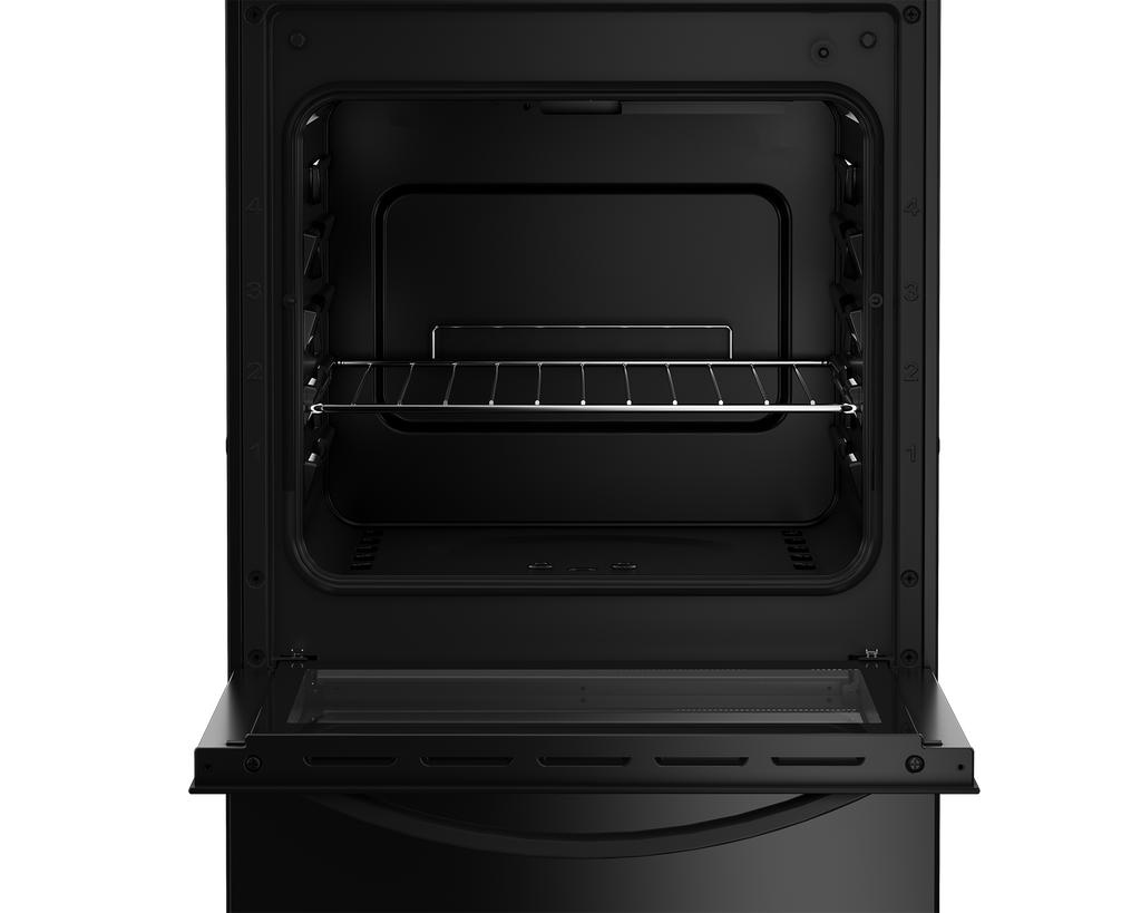 50cm Full Gas Stove Black FC - The Gas Boys