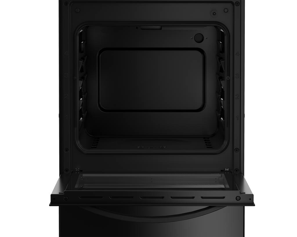 50cm Full Gas Stove Black FC - The Gas Boys