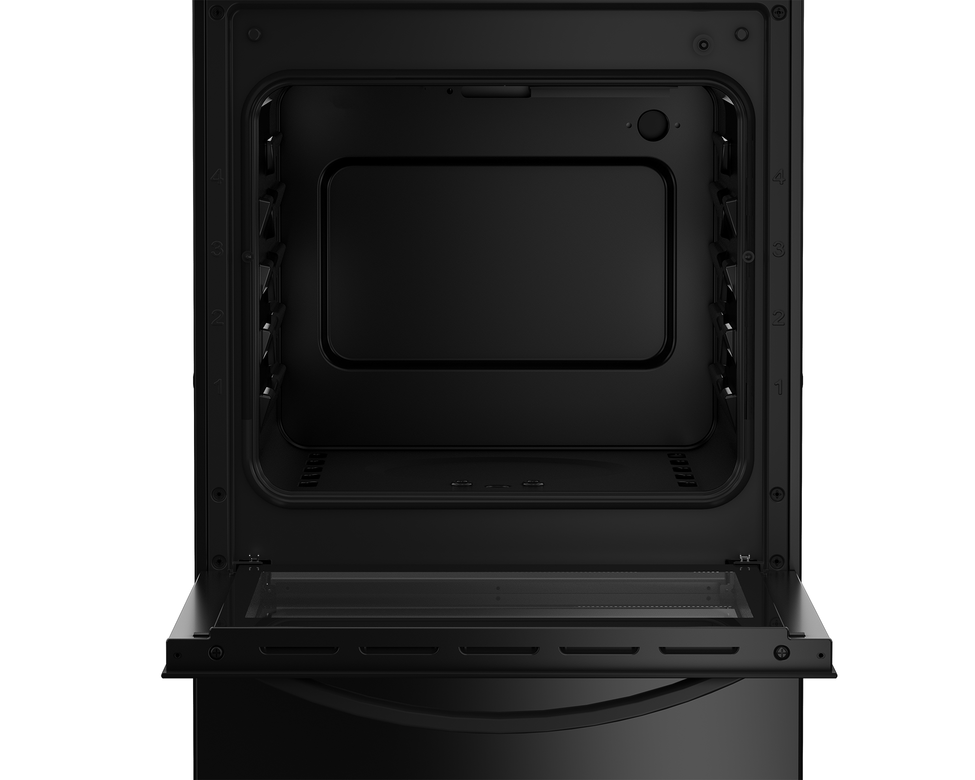 50cm Full Gas Stove Black FC - The Gas Boys