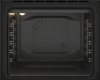 60cm Slimline Eye-Level Static Oven Black - The Gas Boys