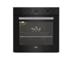 60cm Slimline Eye-Level ThermoFan+ Oven Black - The Gas Boys