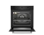 60cm Slimline Eye-Level ThermoFan+ Oven Black - The Gas Boys