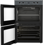 70cm Gemini Double Oven ThermoFan+ & AirFire Mirror - The Gas Boys