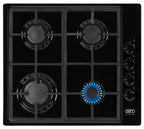 60cm Slimline Gas Hob Black - The Gas Boys