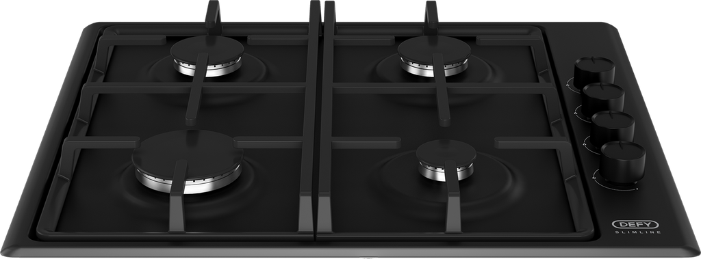 60cm Slimline Gas Hob Black - The Gas Boys