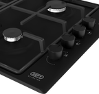 60cm Slimline Gas Hob Black - The Gas Boys
