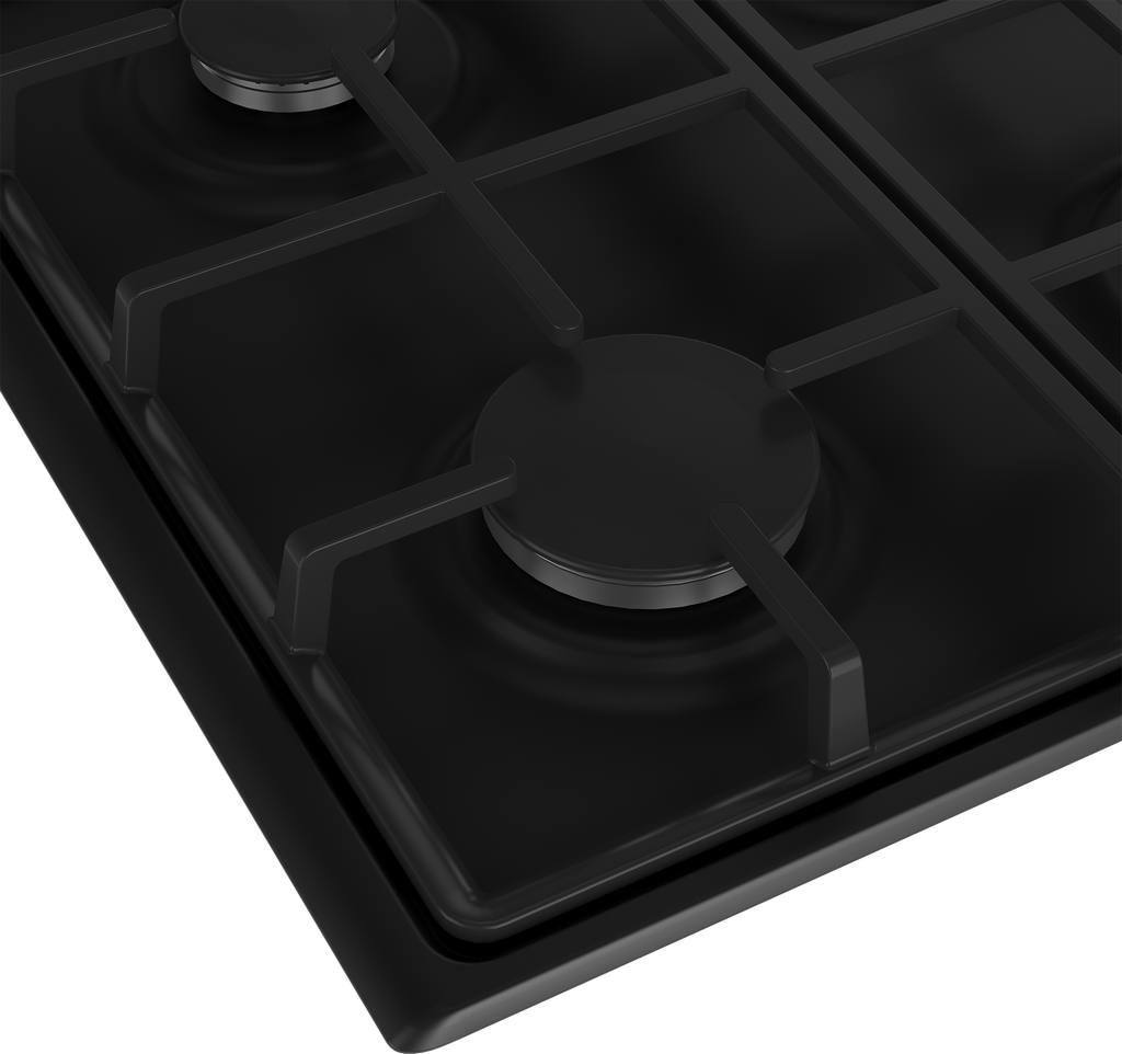 60cm Slimline Gas Hob Black - The Gas Boys