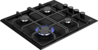 60cm Slimline Gas Hob Black - The Gas Boys