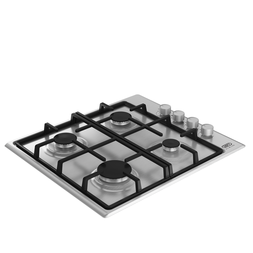 60cm Slimline Gas Hob Stainless Steel - The Gas Boys