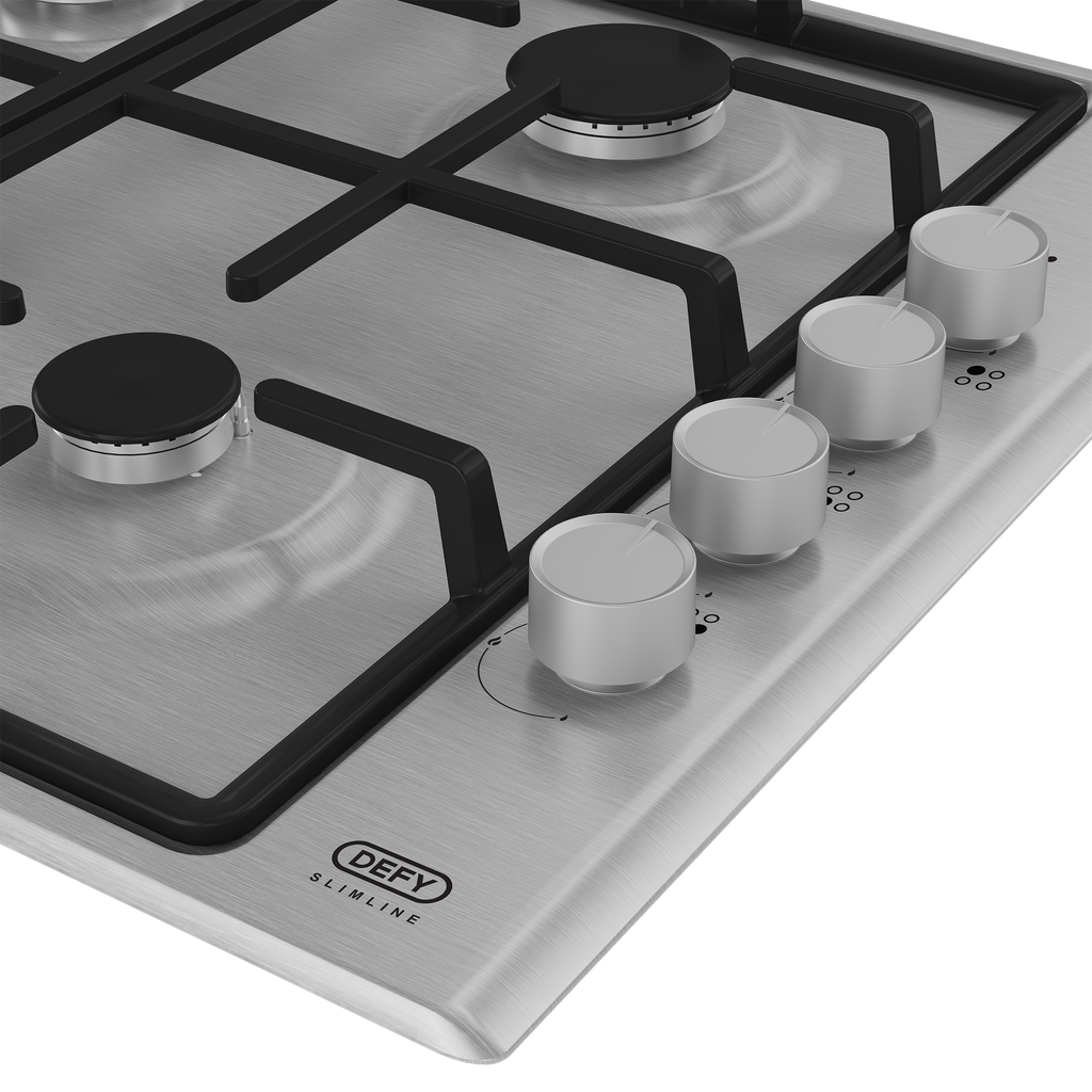 60cm Slimline Gas Hob Stainless Steel - The Gas Boys