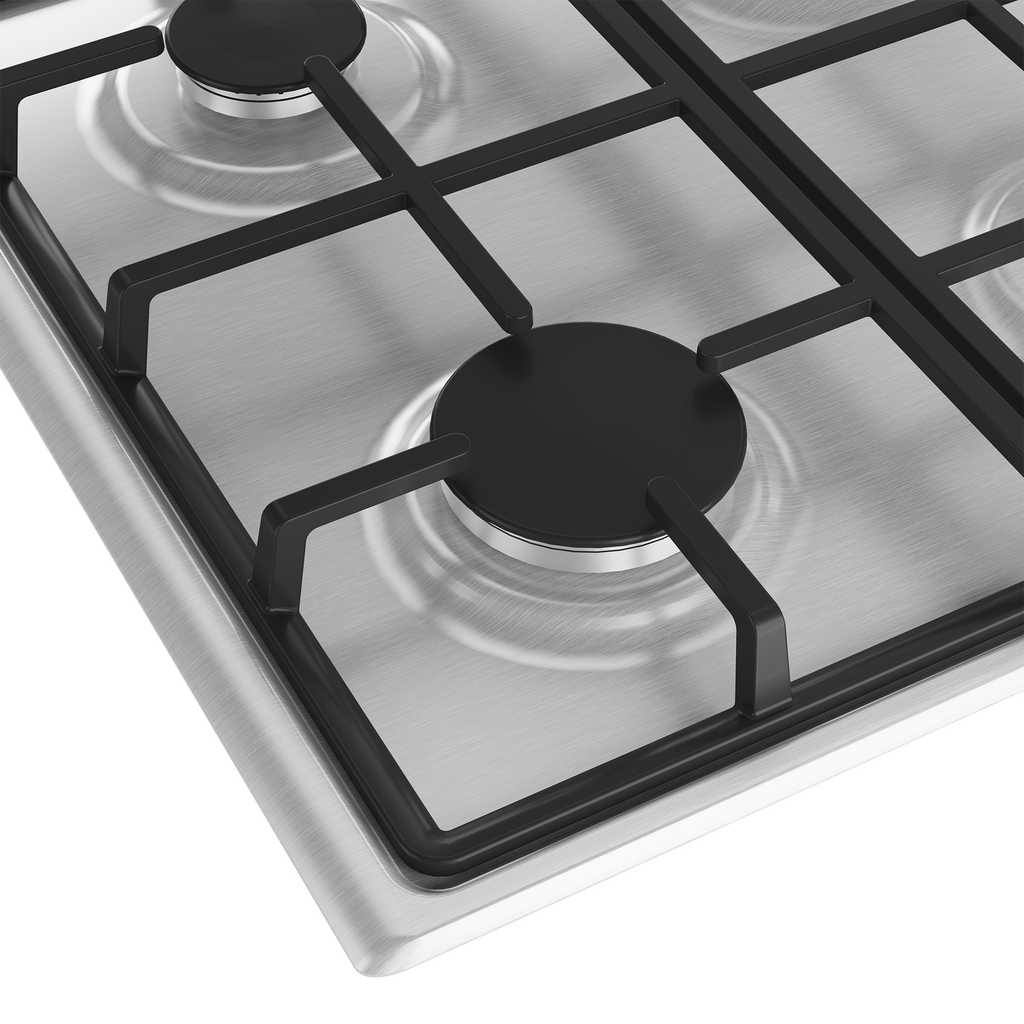 60cm Slimline Gas Hob Stainless Steel - The Gas Boys