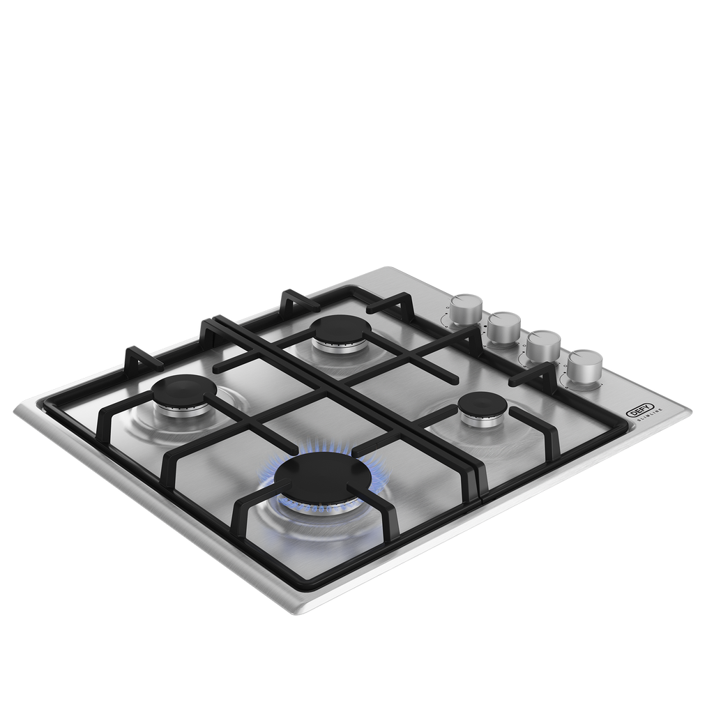60cm Slimline Gas Hob Stainless Steel - The Gas Boys
