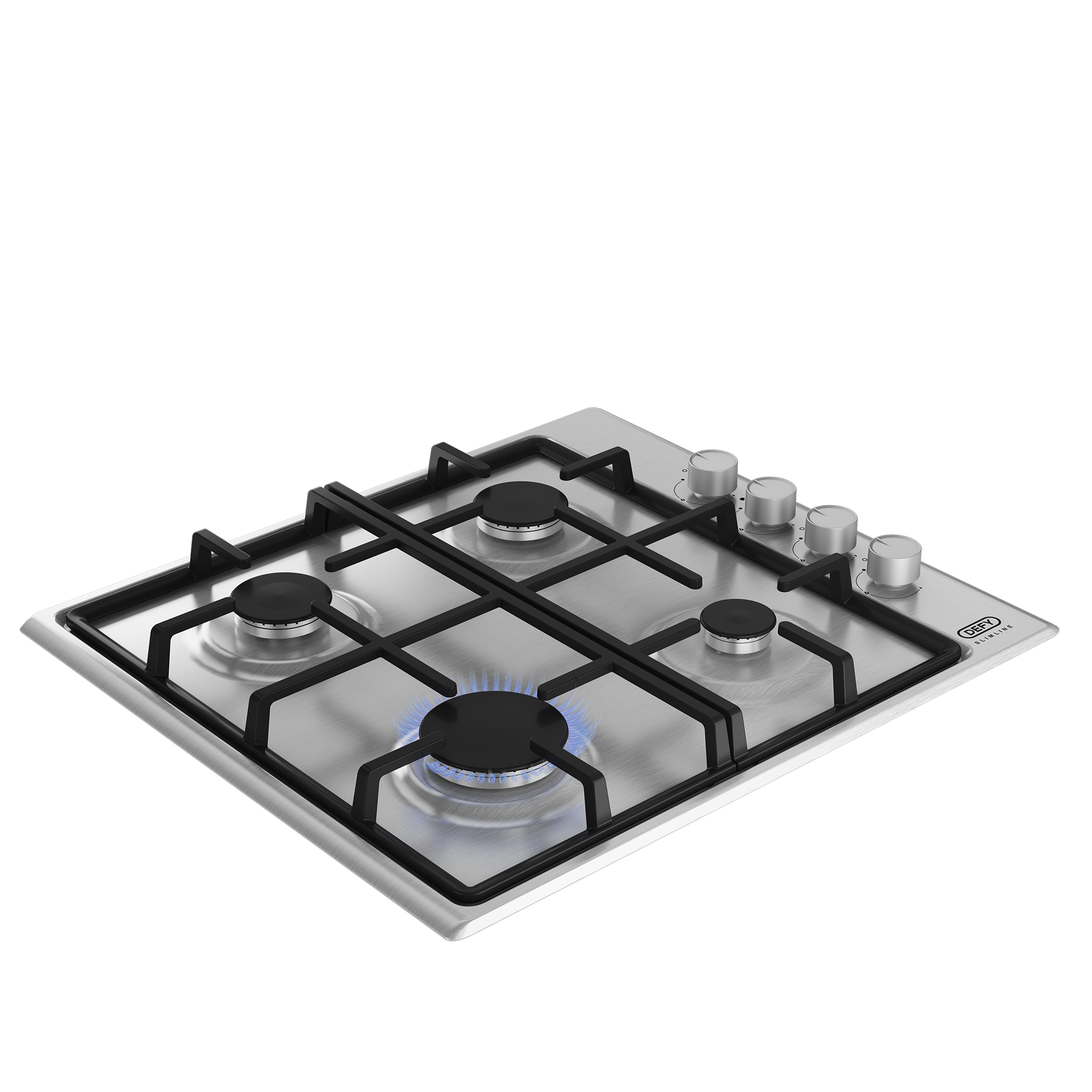 60cm Slimline Gas Hob Stainless Steel - The Gas Boys