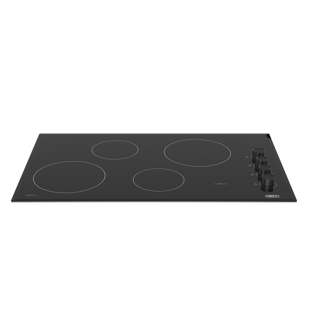90cm Gemini Vitroceramic Hob Black CP - The Gas Boys