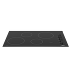 90cm Gemini Vitroceramic Hob Black CP - The Gas Boys