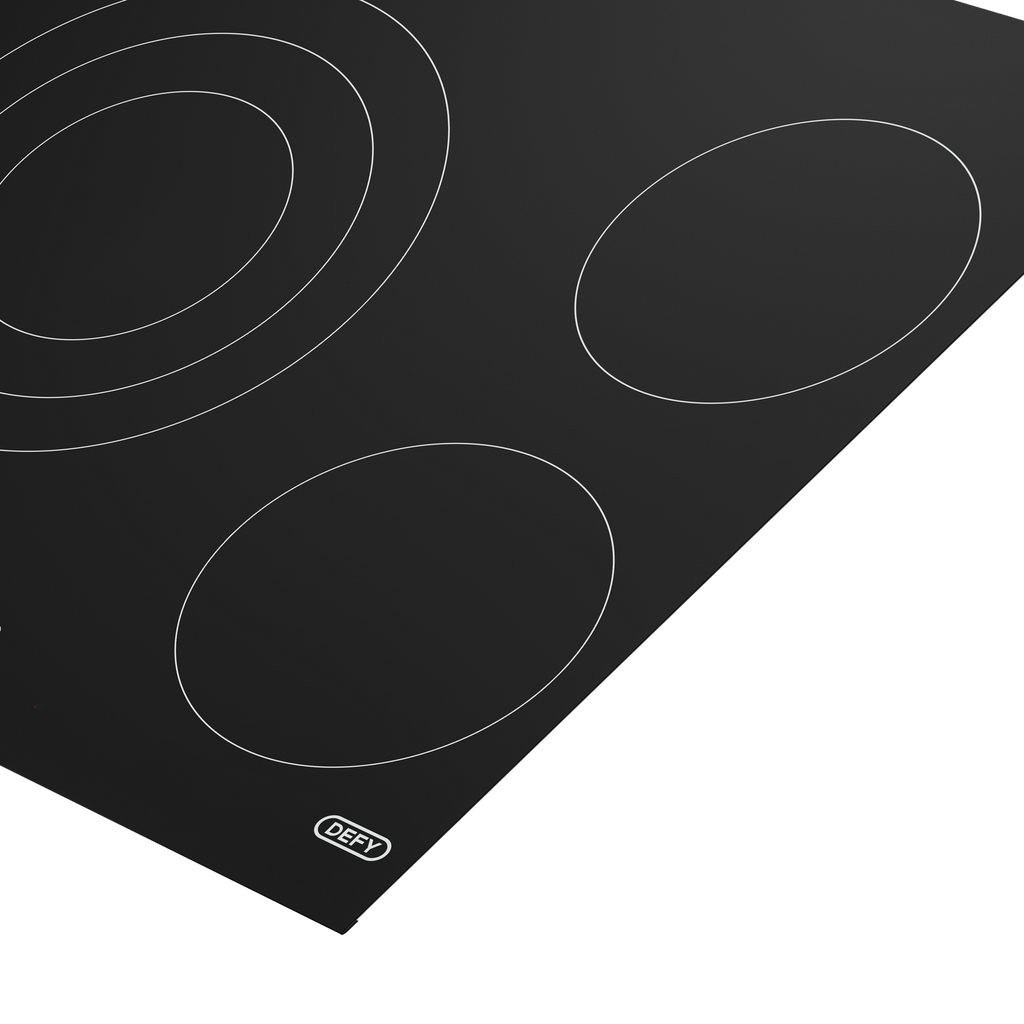 90cm Gemini Vitroceramic Triple Zone Hob Black CP - The Gas Boys