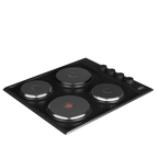 60cm Slimline Solid Hob Black CP - The Gas Boys
