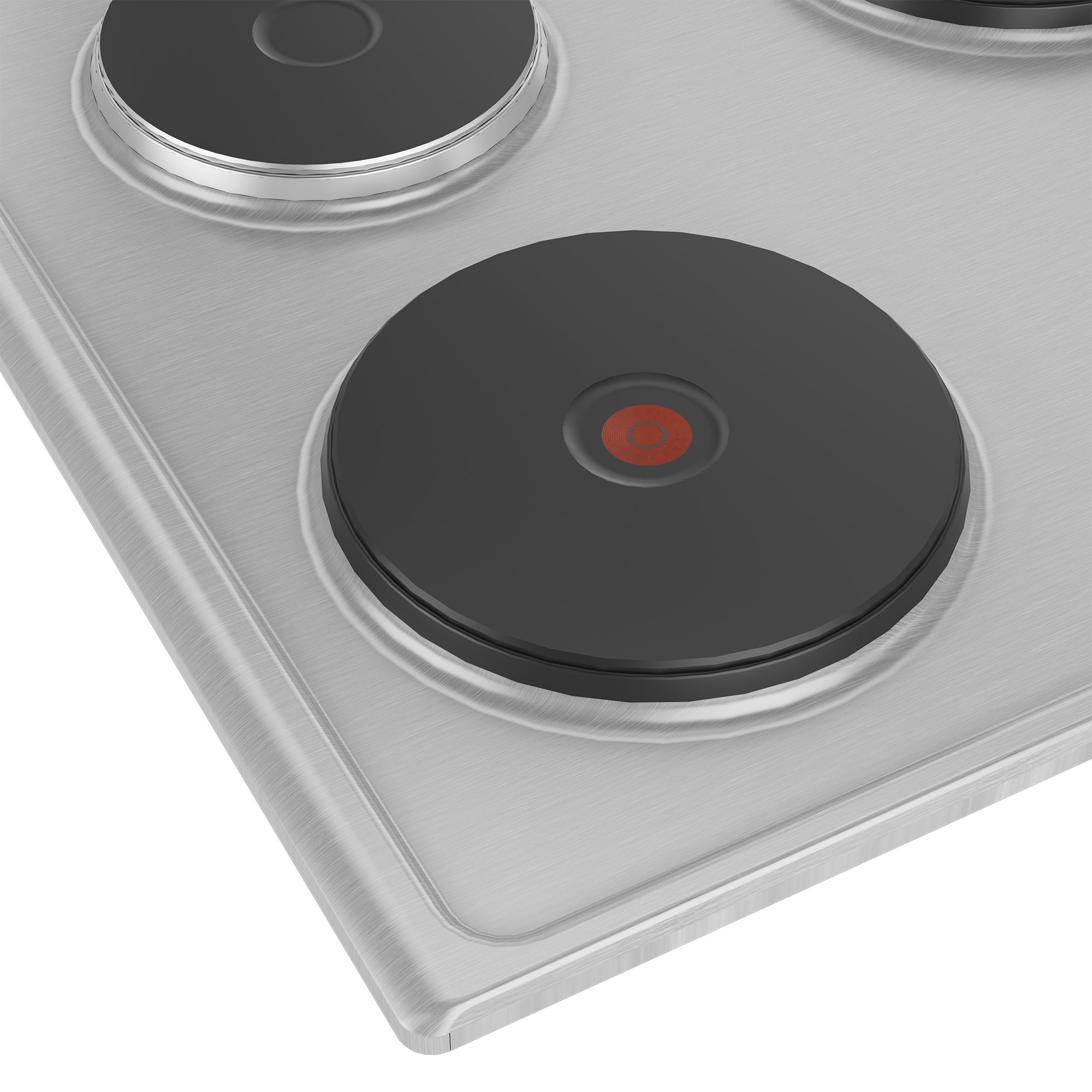 60cm Slimline Solid Hob Stainless steel CP - The Gas Boys