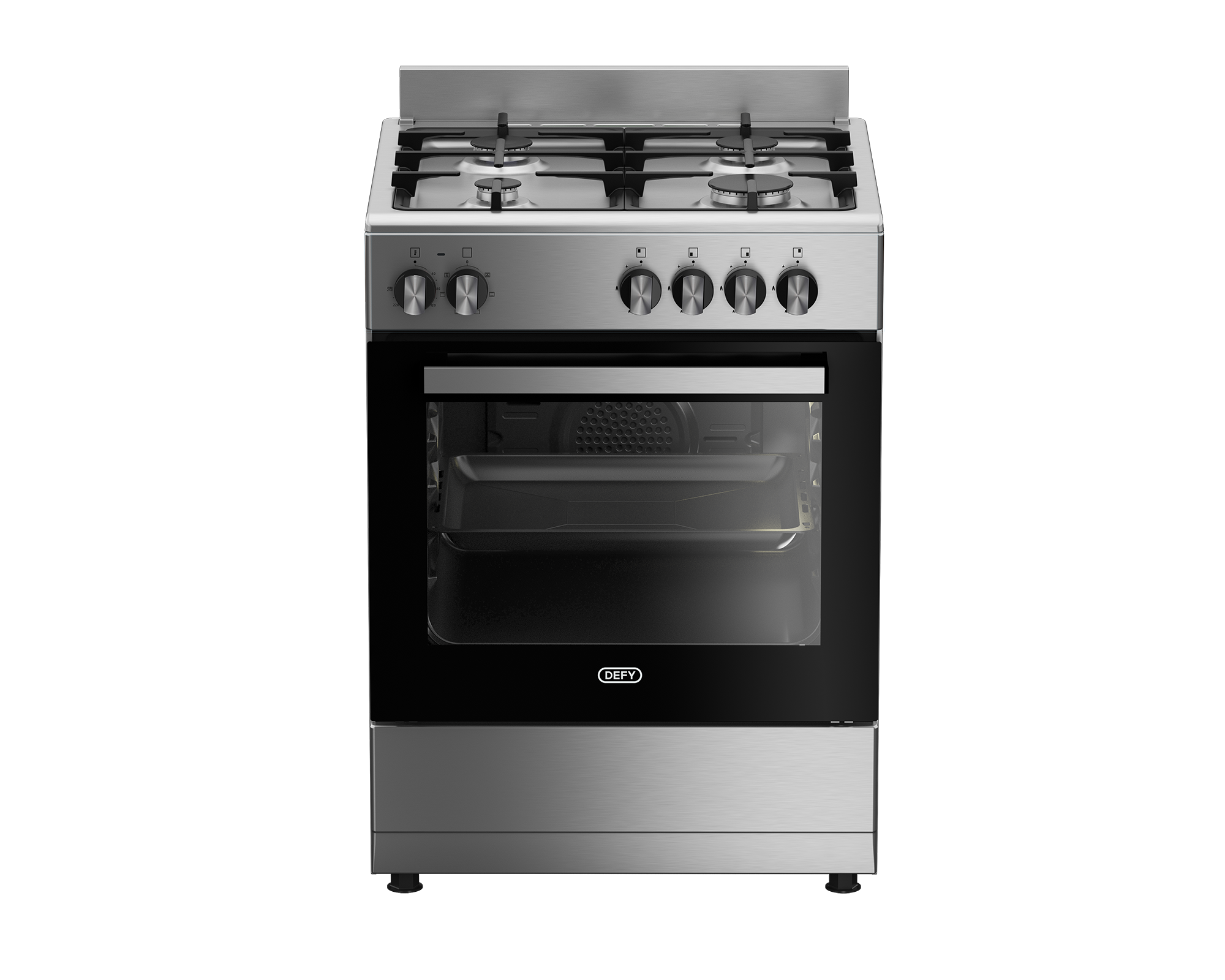 60cm New York Gas Electric Range Cooker FA Inox - The Gas Boys