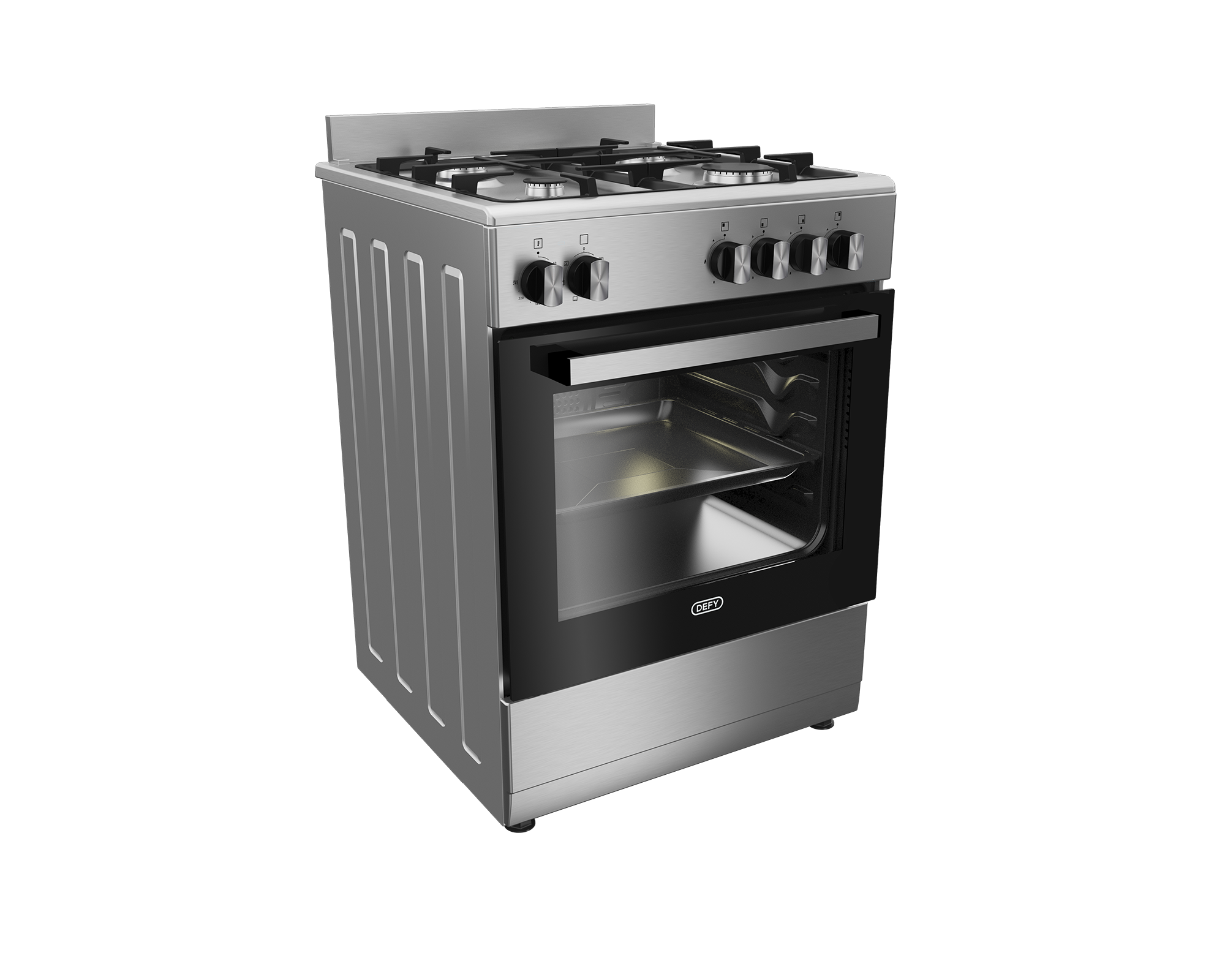 60cm New York Gas Electric Range Cooker FA Inox - The Gas Boys