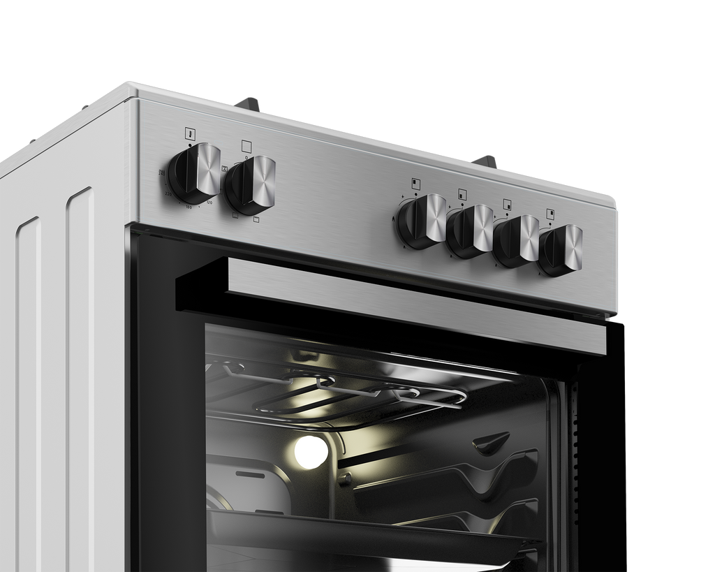 60cm New York Gas Electric Range Cooker FA Inox - The Gas Boys