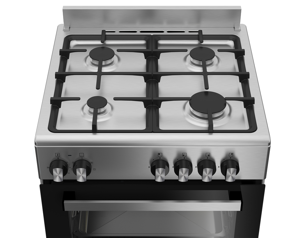 60cm New York Gas Electric Range Cooker FA Inox - The Gas Boys
