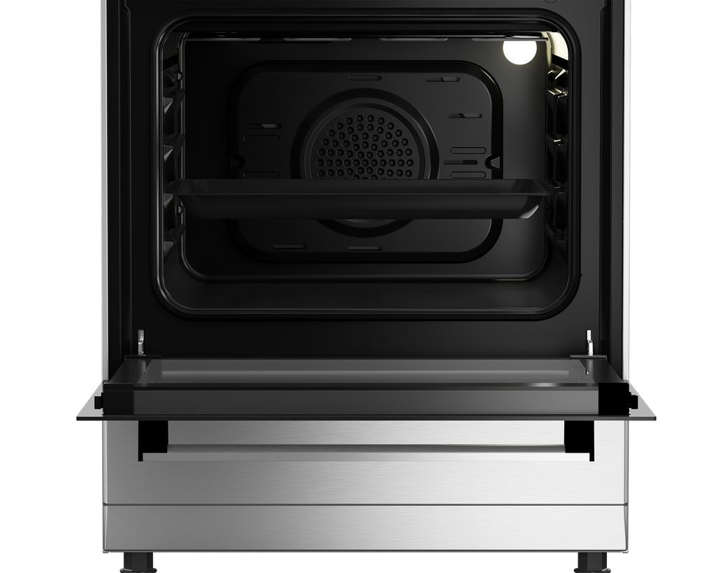 60cm New York Gas Electric Range Cooker FA Inox - The Gas Boys