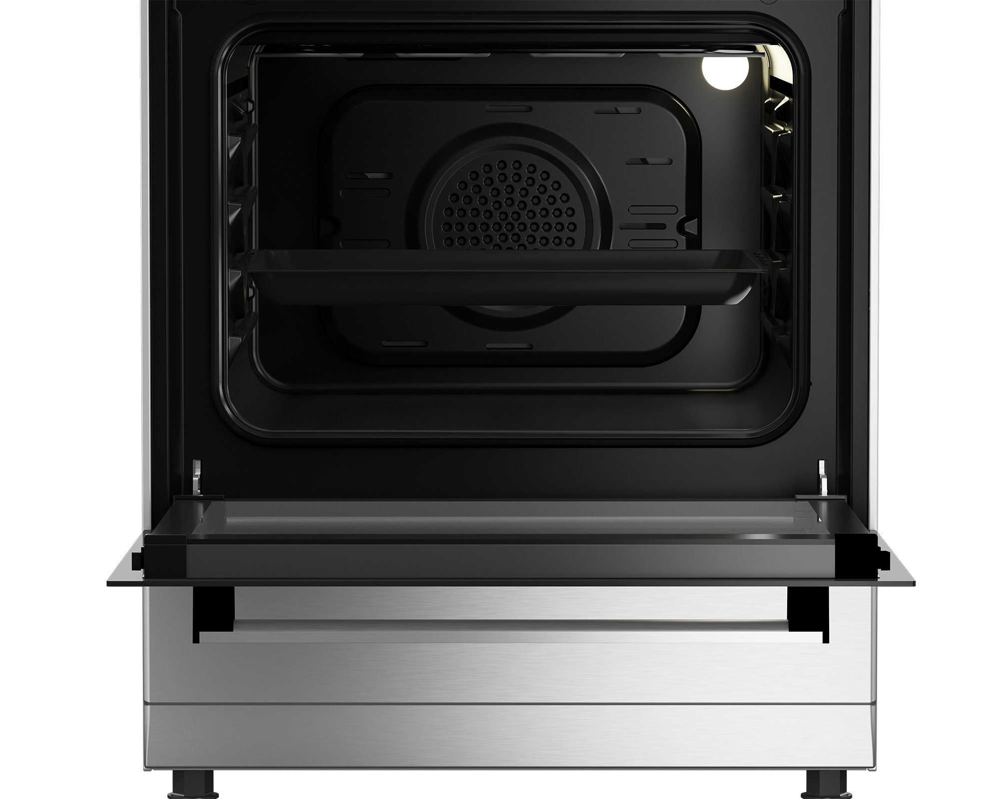 60cm New York Gas Electric Range Cooker FA Inox - The Gas Boys