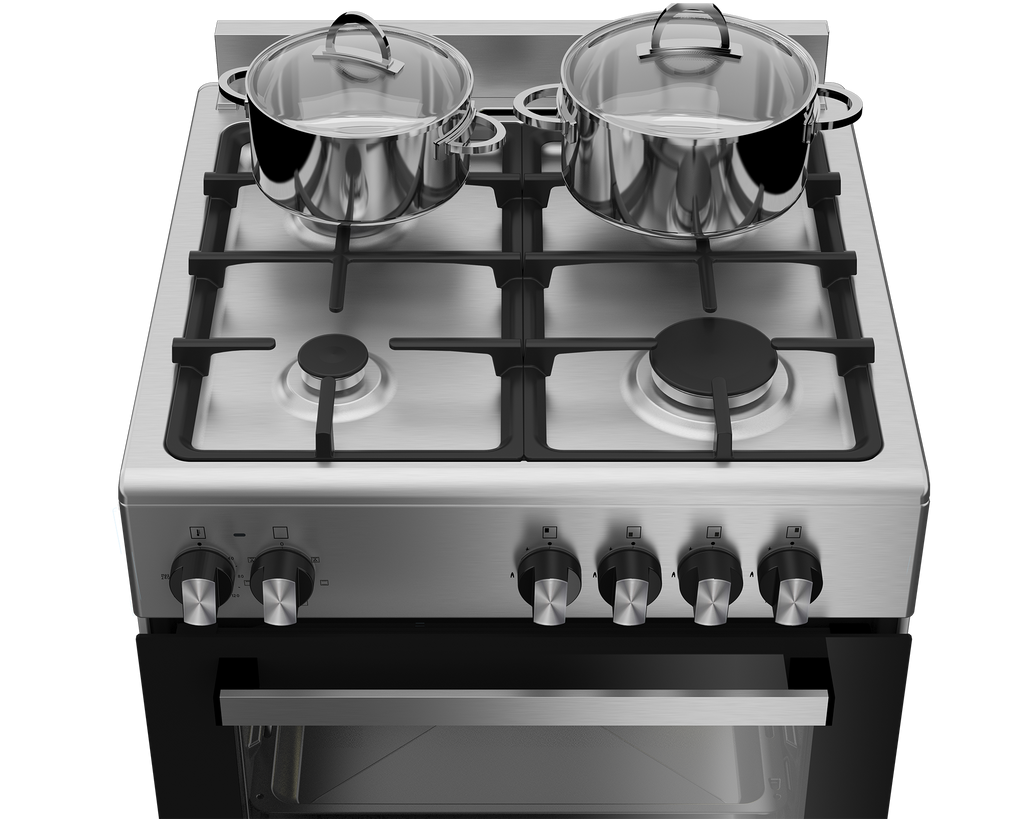 60cm New York Gas Electric Range Cooker FA Inox - The Gas Boys