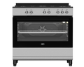 90cm New York Gas Electric Range Cooker ThermoFan+ Black - The Gas Boys